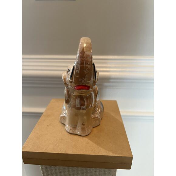 Vintage Ceramic Lusterware Elephant Figurine Lucky Trunk Up Sculpture Brazil 7”T - Picture 2 of 7